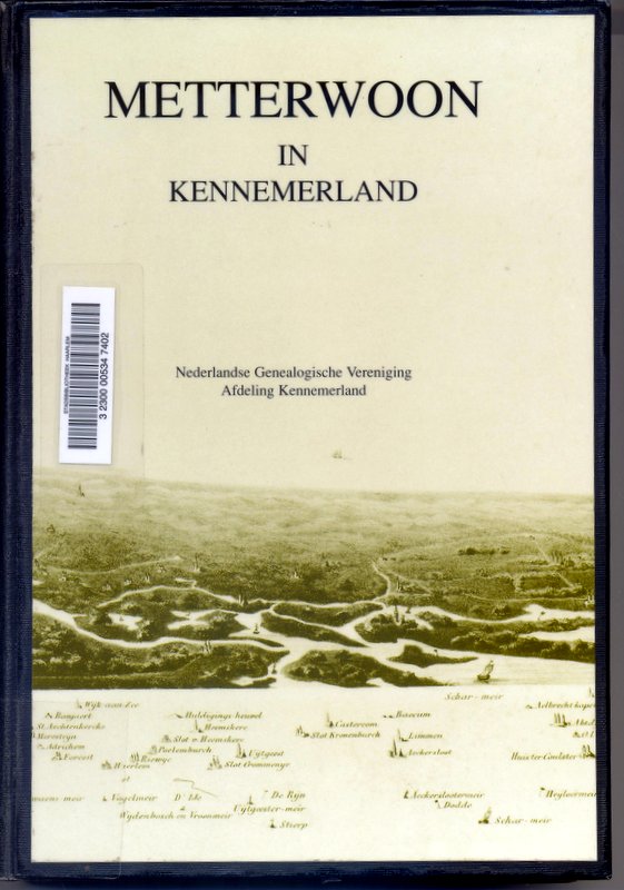 Herkomstproject NVG Kennemerland 1998